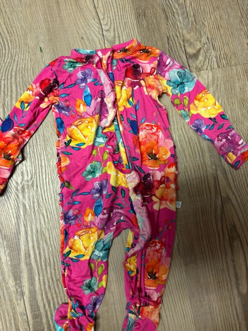 Posh Peanut Floral Footie Pajamas 2-Pack Baby Girl 0-3 Months